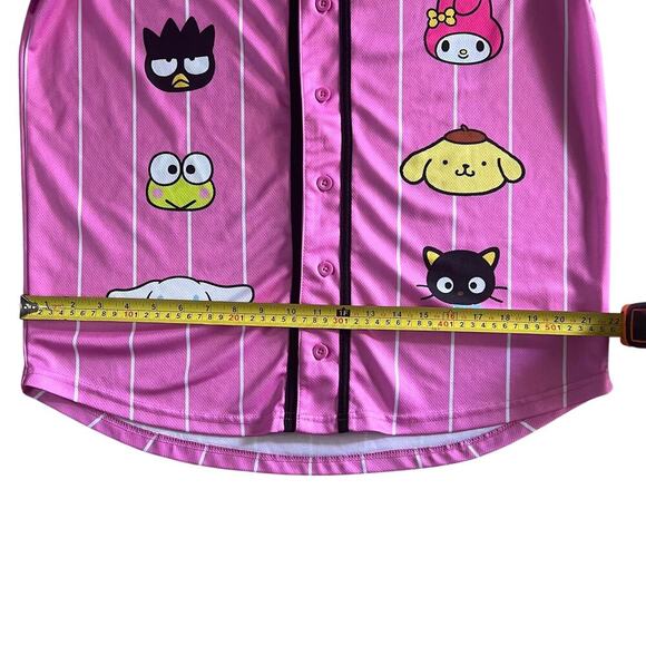 Hello Kitty And Friends Graphic Baseball Jersey Womens Size L - Picture 5 of 14